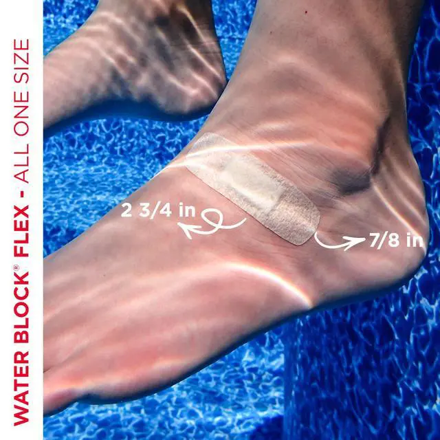 Alt view image 5 of 7 - Brand Water Block Flex Adhesive Bandages, All One Size, 20 Count | 100% Waterproof Protection, Sterile Wound Care for Minor Cuts, Scrapes & Burns, For First Aid Kits, Ultra-Flexible Design