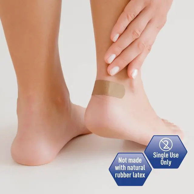 Alt view image 4 of 6 - Fabric Adhesive Bandages,Hypoallergenic,Latex-Free,3/4x3 in,100