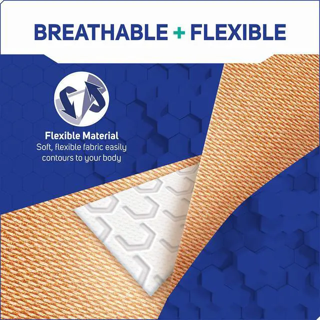 Alt view image 6 of 7 - Fabric Adhesive Bandages, 100 ct Assorted Sizes | Flexible + Breathable Protection Helps Prevent Infection for First Aid and Wound Care