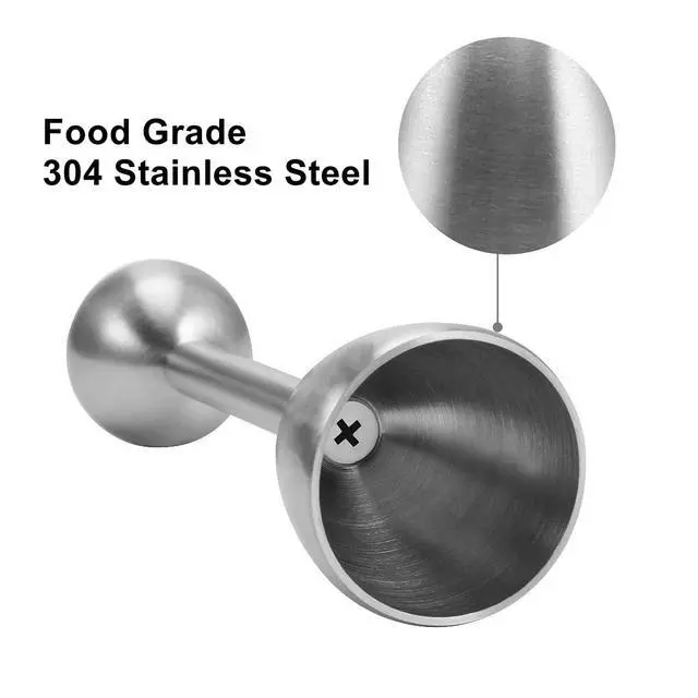 Alt view image 5 of 7 - Egg Cracker Topper Set of 5 - Includes 2 Egg Cups, 2 Spoons and 1 Cutter - Stainless Steel Easy Egg Opener