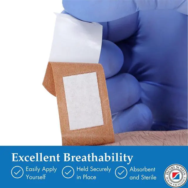 Alt view image 4 of 6 - Adhesive Fabric Strip Bandages 1" x 3", Sterile, 100 Ct