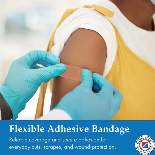 Alt view image 5 of 6 - Adhesive Fabric Strip Bandages 1" x 3", Sterile, 100 Ct