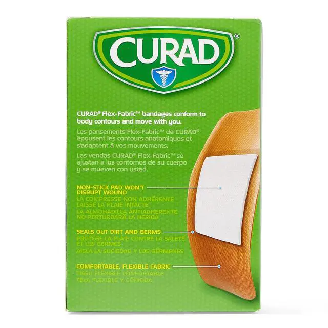 Alt view image 2 of 7 - Flex-Fabric Adhesive Bandages, XLarge 2 x 4 Inch, 50 Count,