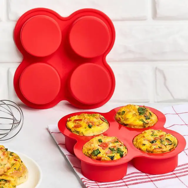 Alt view image 5 of 7 - Air Fryer Egg Mold, 2 Pack, 4 Cups