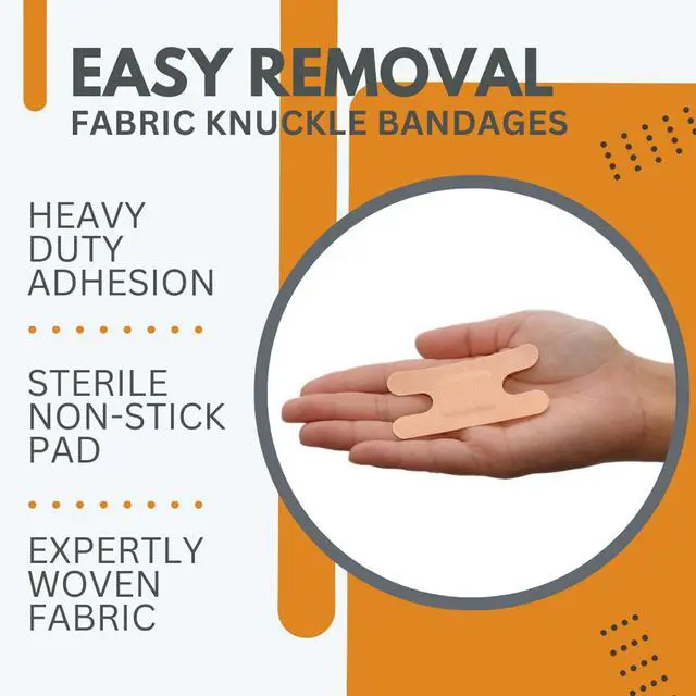 Alt view image 3 of 7 - Knuckle Adhesive Bandages - Latex Free Nonstick - 100 Count