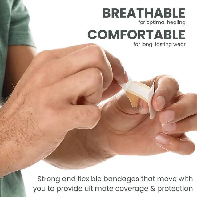 Alt view image 5 of 7 - Knuckle Adhesive Bandages - Latex Free Nonstick - 100 Count