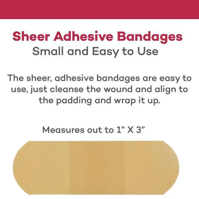 Alt view image 5 of 6 - Sheer Plastic Adhesive Bandages - Latex Free - 300 Count (3 Pack)