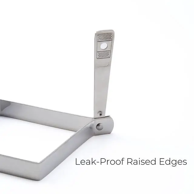 Alt view image 4 of 7 - Square Egg Mold for Griddle, Stainless Steel Ring with Foldable Handle