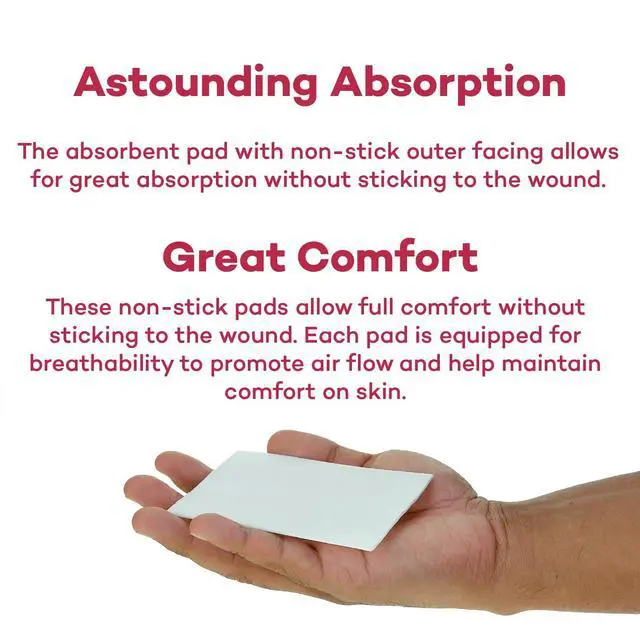 Alt view image 4 of 7 - Sterile Gauze Pads 2" x 3" - Non Adherent - 100 Count