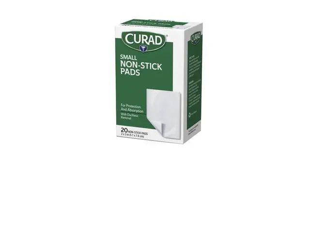 Alt view image 2 of 7 - Non-Stick Pads, 2 X 3 Inch(5.1 x 7.6 cm), 20 Count