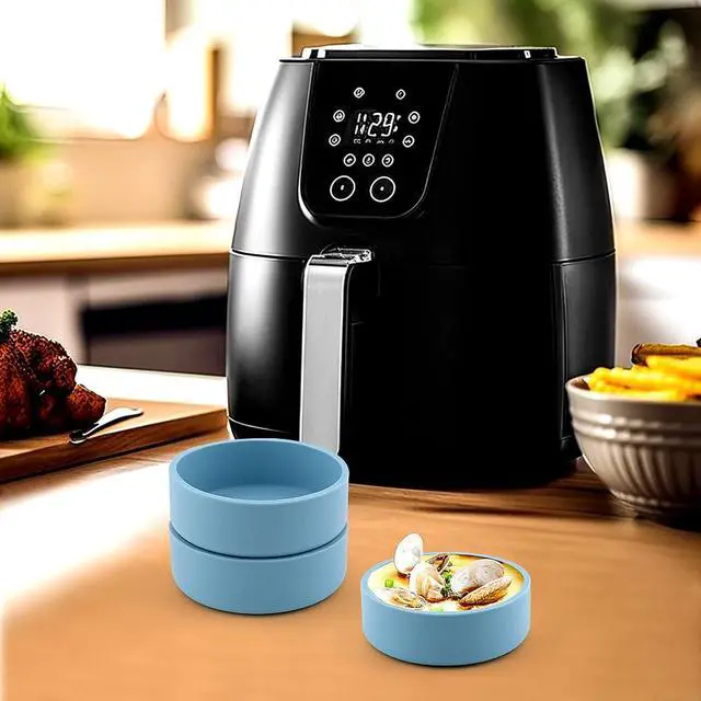 Alt view image 4 of 7 - Air Fryer Egg Mold 3 Pack, Silicone Egg Bite Cups, 6 fl oz