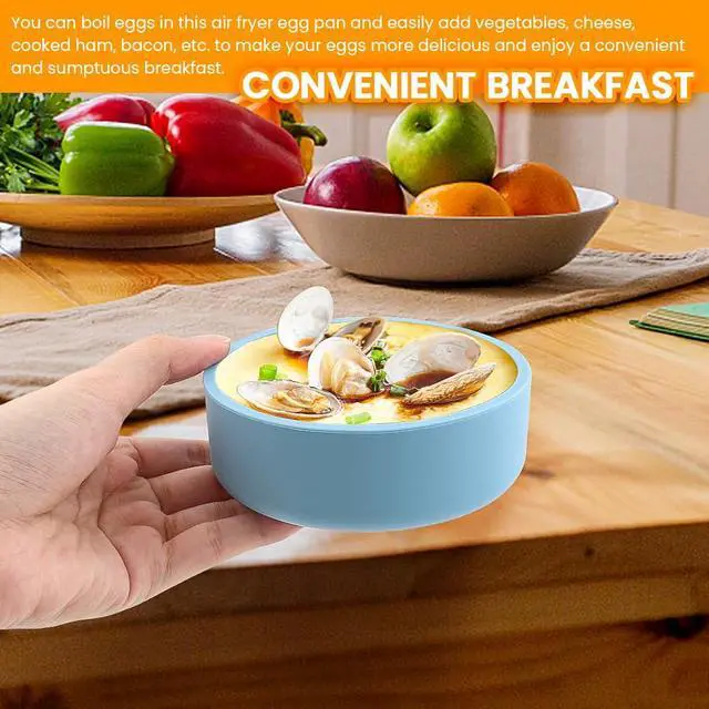 Alt view image 5 of 7 - Air Fryer Egg Mold 3 Pack, Silicone Egg Bite Cups, 6 fl oz