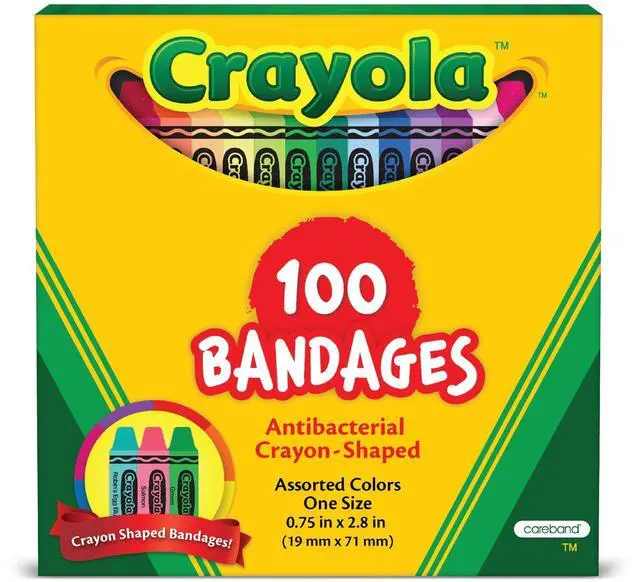 Main image of Shaped Kids Adhesive Bandages, 100 Count