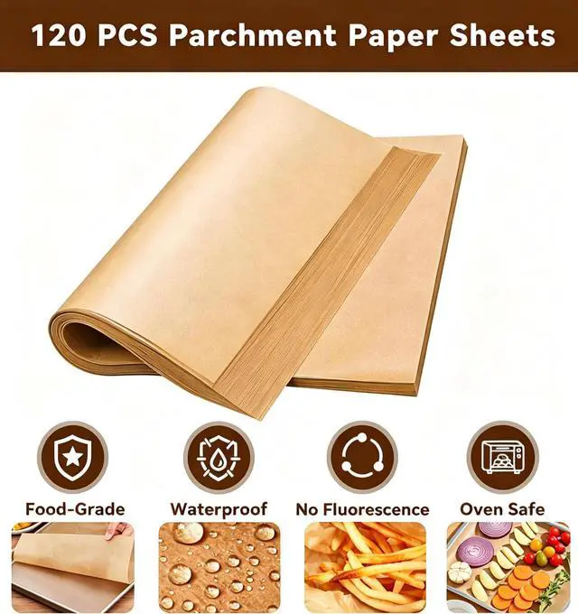 Alt view image 3 of 7 - 120PCS Air Fryer Liners Disposable for Breville Smart Oven BOV900BSS