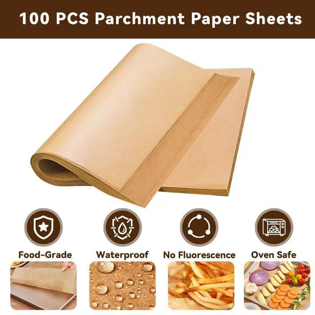 Alt view image 3 of 7 - Disposable Parchment Paper Sheets for Breville Smart Oven Pro BOV845BSS