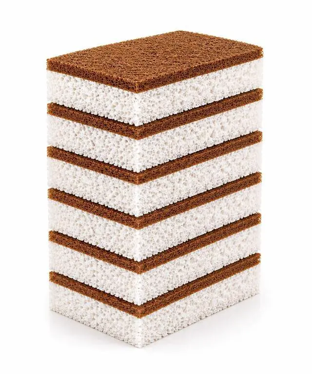 Main image of Heavy Duty Scrub Sponges for Dishes Non-Scratch Kitchen Sponges, Tough on Grease, Safe for Nonstick Cookware, Multi-Purpose Cleaning Sponge (6 Pack)