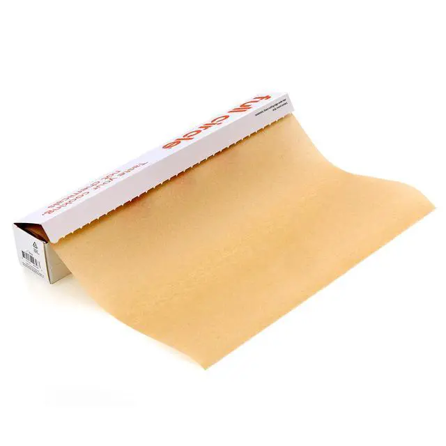 Alt view image 5 of 7 - Brown Natural Baking Paper Roll - Unbleached FSC Certified Non-Toxic, Chlorine Free Non-Stick Silicone Coated Oven-Safe Paper, 70 Sq Ft