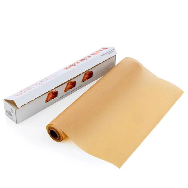 Alt view image 6 of 7 - Brown Natural Baking Paper Roll - Unbleached FSC Certified Non-Toxic, Chlorine Free Non-Stick Silicone Coated Oven-Safe Paper, 70 Sq Ft