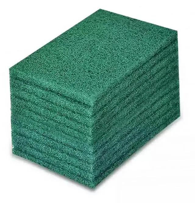Main image of Heavy Duty Scrubbing Pads for Cleaning 6 x 4 x 0.31inch Dish Scrubber Pads Reusable Household Green Scrubbing Pads,Scotch Brite Pads, for Dishes, Kitchen Scrubbers & Metal Grills (10Pcs)
