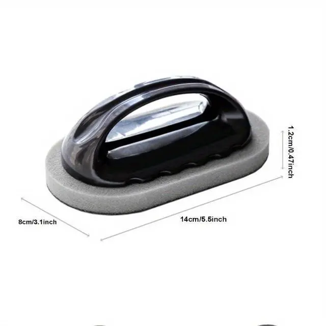 Alt view image 6 of 7 - Scrub Sponge with Handle, Scrubbing Pad for Stubborn Stains on Pots Pans & Kitchen Surfaces (2pcs)
