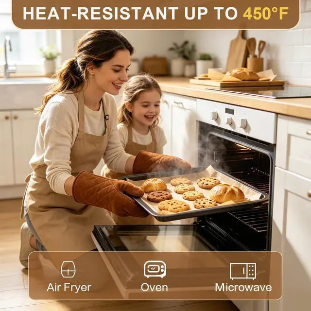 Alt view image 2 of 7 - 140 Pcs Parchment Paper Sheets 9x13 In, Precut Unbleached Non-Stick