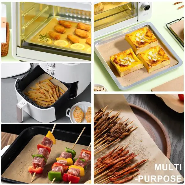 Alt view image 5 of 7 - Parchment Paper Sheets Air Fryer Liners 9 Inch 100 Count