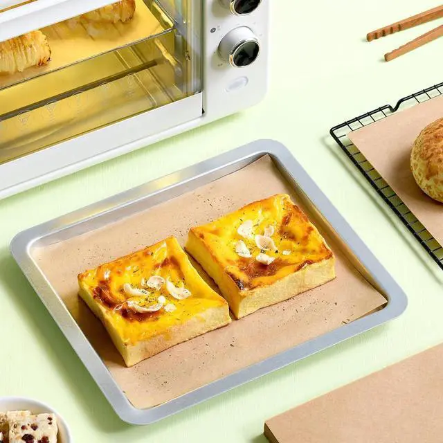 Alt view image 5 of 7 - 150 Pcs Parchment Paper Baking Sheets 12 x 16 Inch Precut Non-Stick Parchment Sheets Unbleached Baking Paper for Baking Bread Cooking Cake Grilling Air Fryer Steaming Home Kitchen