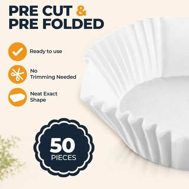 Alt view image 4 of 7 - Precut Prefold Oven Ready Parchment Paper Sheets for Baking - 9x13 Half Roaster Pre-Cut and Pre-Folded Baking Paper Food Grade Non-Toxic Unbleached for Air Fryer, Over, Microwave, Steamer 50 Pack