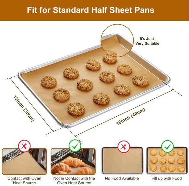 Alt view image 2 of 6 - Parchment Paper Baking Sheets 300ct 12"x16" PreCut
