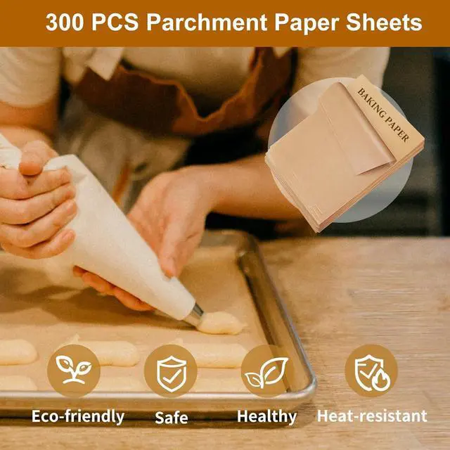 Alt view image 6 of 6 - Parchment Paper Baking Sheets 300ct 12"x16" PreCut