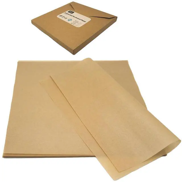 Main image of 12" x 12" Parchment Paper Square Kraft Deli Wrap Sheets 100 PCS