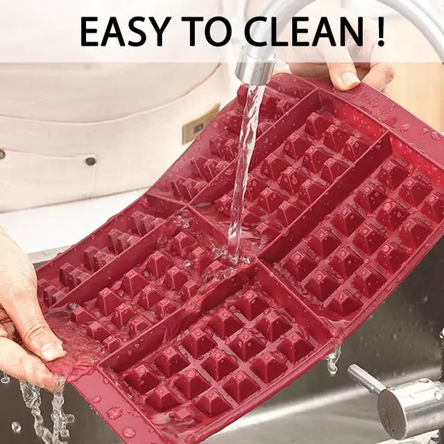 Alt view image 4 of 7 - Silicone Waffle Baking Mold Tray, 6-Cavity, 25 x 29.2 cm