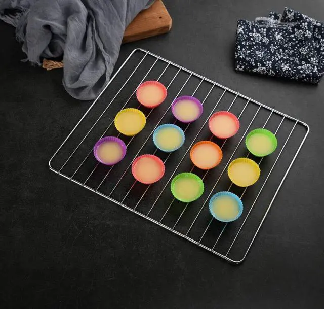 Alt view image 3 of 7 - 2 Inch Mini Size Silicone Baking Cups Muffin Cups, Reusable and Nonstick Mini Cupcake Liners, Chocolate Holders Truffle Cups, 24 Pack, 6 Vibrant Colors, Round