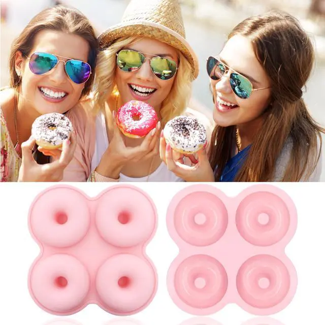 Alt view image 5 of 6 - Air Fryer Donut Mold, 2-Pack Silicone Non-Stick for Baking