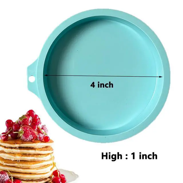 Alt view image 6 of 7 - 4PCS Air Fryer Egg Mold, 4" Silicone Egg Molds Eggs Bites Silicone Mold