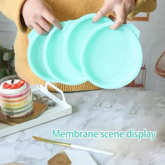 Alt view image 5 of 7 - 4 Pcs Air Fryer Egg Molds, Air Fryer Egg Silicone Molds for Muffin Lids,Toast,Baking Hamburger,Non-Stick Air Fryer Accessorie