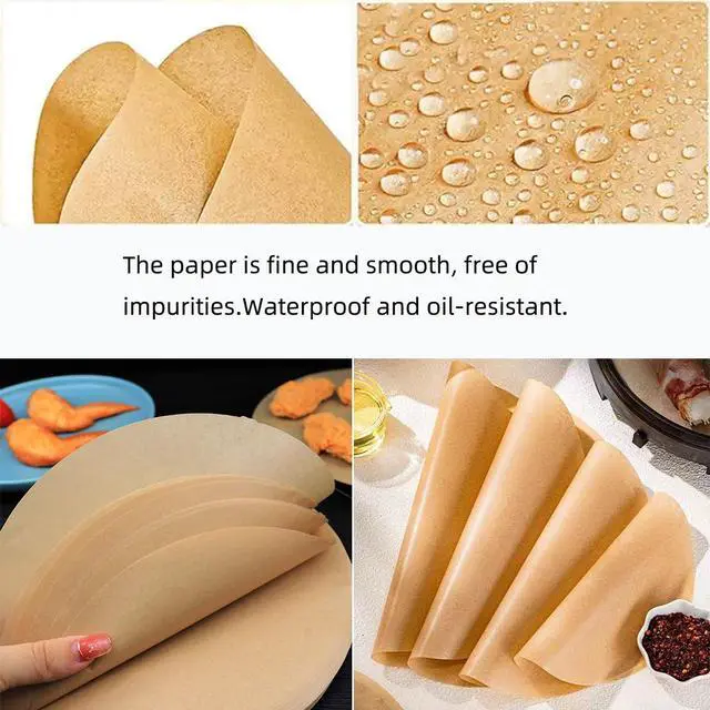 Alt view image 3 of 7 - 200 Pcs 9.5 Inch Precut Parchment Paper Rounds, Nonstick Cake Liners