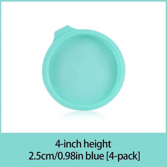 Alt view image 7 of 7 - 4 Pcs Air Fryer Egg Molds, Air Fryer Egg Silicone Molds for Muffin Lids,Toast,Baking Hamburger,Non-Stick Air Fryer Accessorie