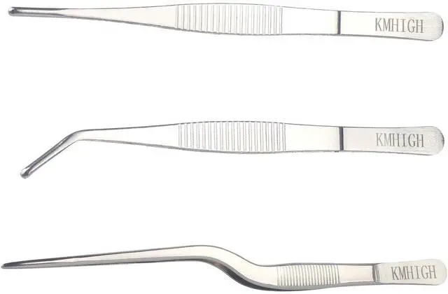 Main image of Gardening Tweezers Set, 3-Piece Stainless Steel Picking Tools