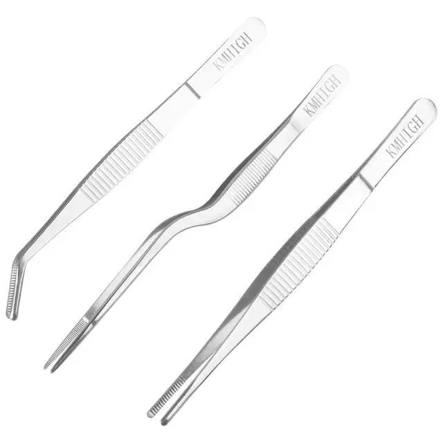 Alt view image 5 of 5 - Gardening Tweezers Set, 3-Piece Stainless Steel Picking Tools