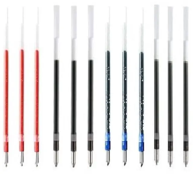 Main image of -ball 4 Color Refills for Uni Jetstream Multi Function Pen, 4 Color Ballpoint Pen(MSXE510007), Fine Point 0.7mm, 4 Color Refills, SXR-80-07, 12 Total Value Set