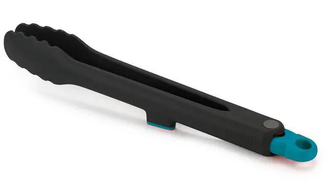 Main image of Duo Lockable Tongs Hygienic with Integrated Tool Rest & Non-Slip Feet, Suitable for Non-Stick Cookware, Heat-Resistant, BPA Free