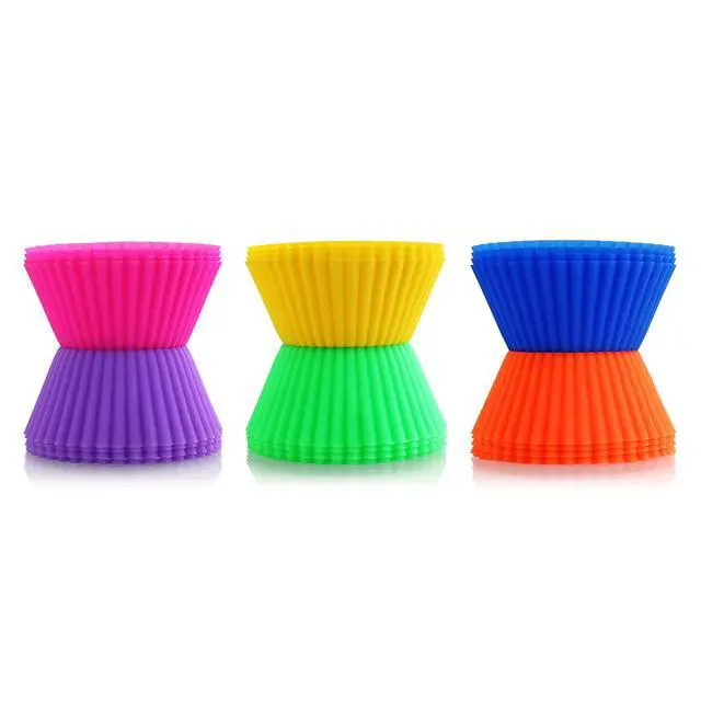 Alt view image 5 of 7 - 44270 Reusable Silicone Baking Cups and Cupcake Liners, Set of 24