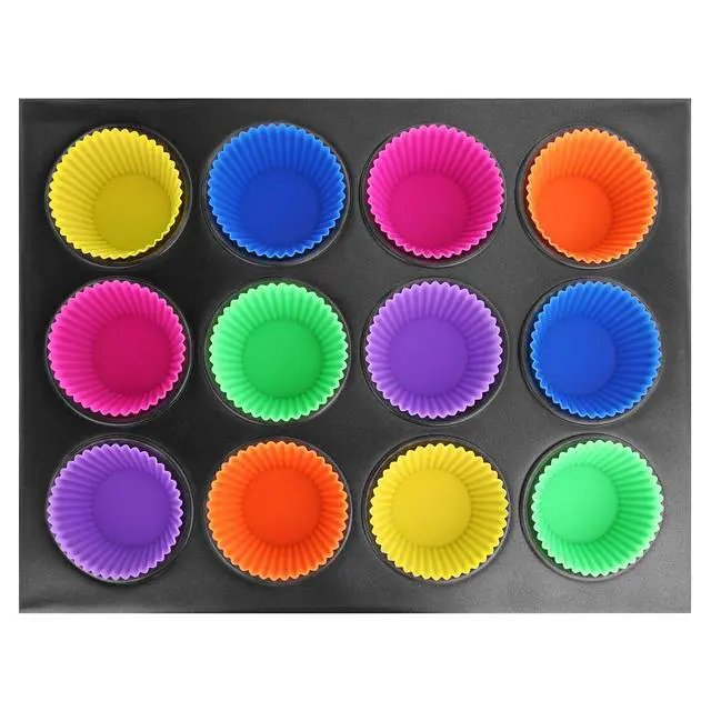 Alt view image 6 of 7 - 44270 Reusable Silicone Baking Cups and Cupcake Liners, Set of 24