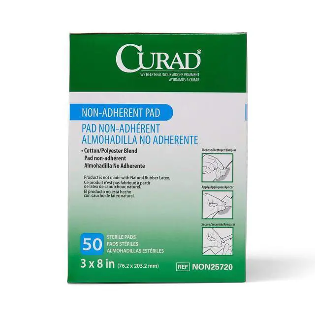 Alt view image 6 of 7 - Sterile Non-Adherent Pad, 3x8 (Pack of 50)