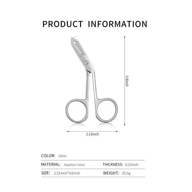 Alt view image 2 of 7 - Professional Scissor Tweezers with Handles