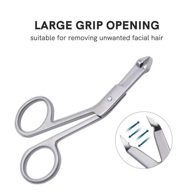 Alt view image 4 of 7 - Professional Scissor Tweezers with Handles