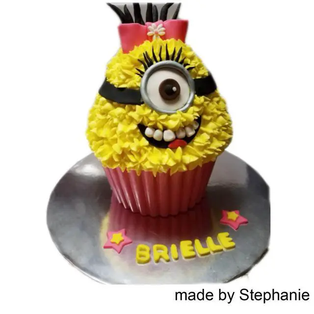 Alt view image 3 of 7 - Giant Cupcake Pan Round Chocolate Cake Bread Bakeware Silicone Mold Top Dia. 7.8inch,Bottom 5.3inch, Height 3.5 inch