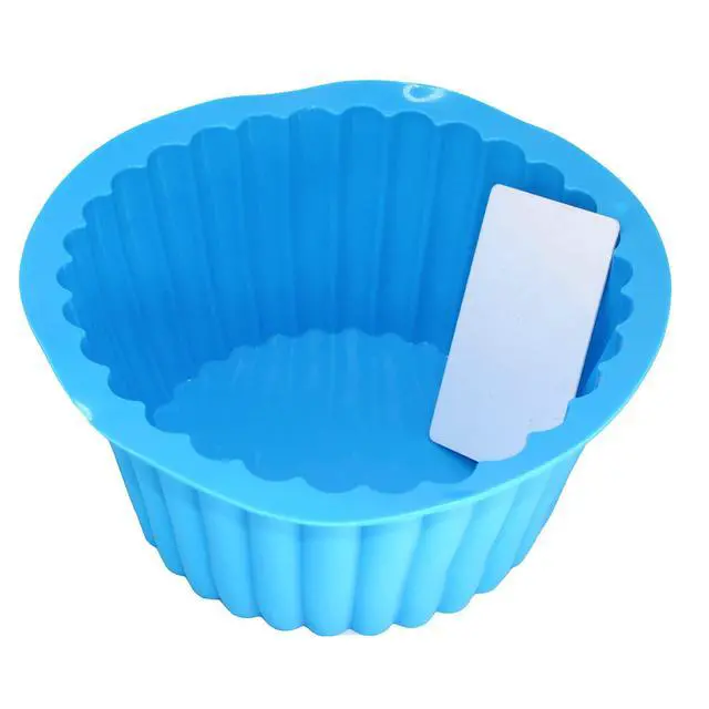 Alt view image 5 of 7 - Giant Cupcake Pan Round Chocolate Cake Bread Bakeware Silicone Mold Top Dia. 7.8inch,Bottom 5.3inch, Height 3.5 inch