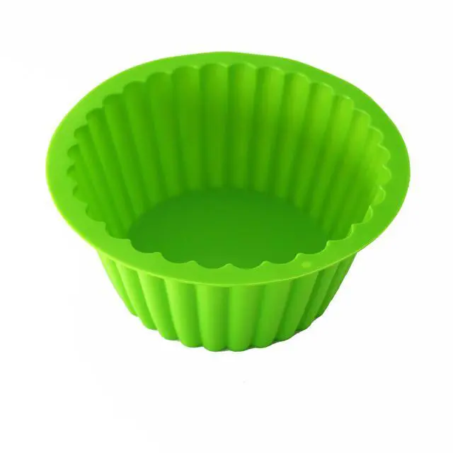 Alt view image 6 of 7 - Giant Cupcake Pan Round Chocolate Cake Bread Bakeware Silicone Mold Top Dia. 7.8inch,Bottom 5.3inch, Height 3.5 inch